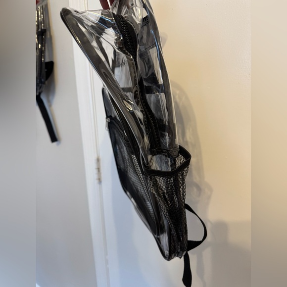 Clear Backpacks in black set new - Picture 4 of 6